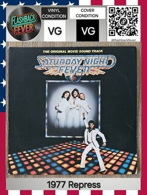 SATURDAY NIGHT FEVER•Original Movie Soundtrack•1977 US (#RS-2-4001) Sound Makers